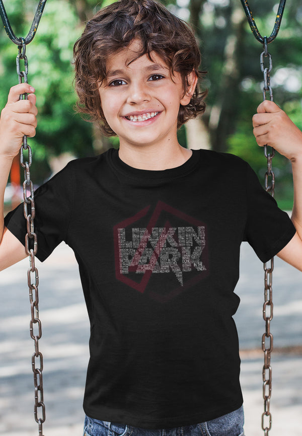 AWESOME Kids Linkin Park Track List Art T-Shirt